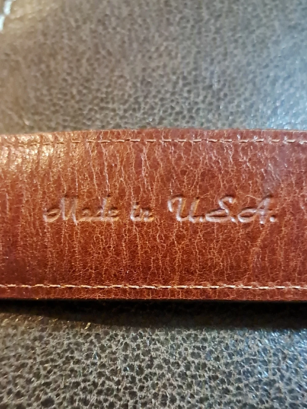 Douglas Magnus Genuine American Alligator Leather Belt Made in USA